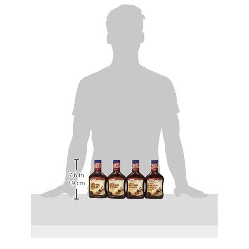Kraft Sweet Brown Sugar Bbq Sauce 18 Oz Bottles, Pack Of 12