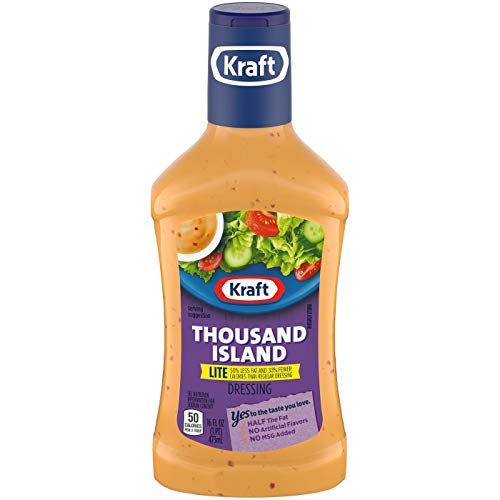 Kraft Thousand Island Dressing, Lite 16 Oz Pack Of 3
