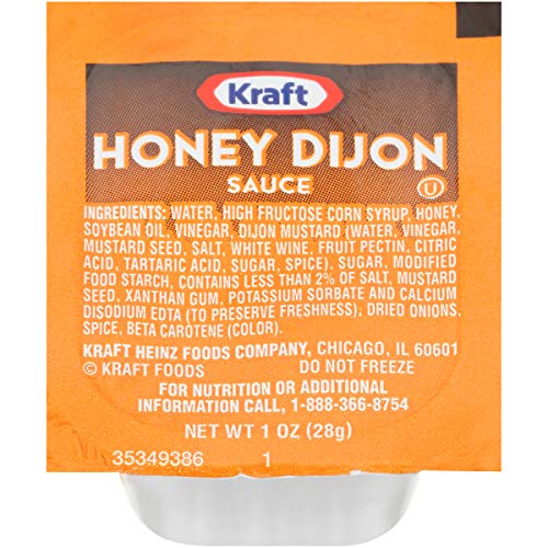 Kraft Honey Dijon 1 Oz Packets, Pack Of 100