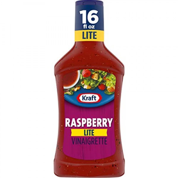 Kraft Light Raspberry Vinaigrette Dressing 16 oz Bottle