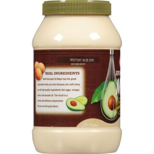 Mayo Kraft Mayonnaise Avocado Oil, 30 Oz Pack Of 2