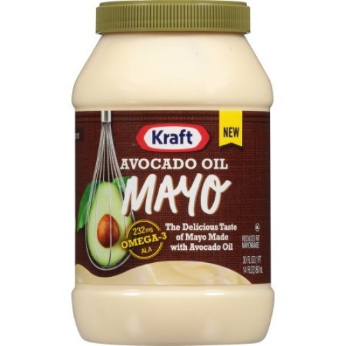 Mayo Kraft Mayonnaise Avocado Oil, 30 Oz Pack Of 2