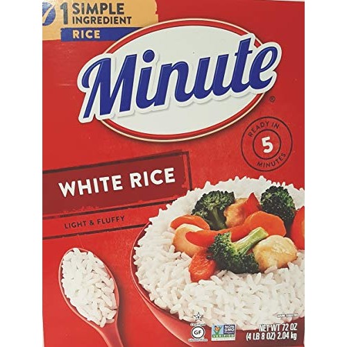 Minute Instant Enriched Long Grain White Rice, 72Oz