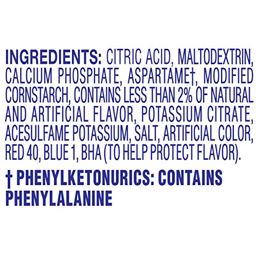 Crystal Light Fruit Punch Drink Mix 40 On The Go Packets, 4 Box