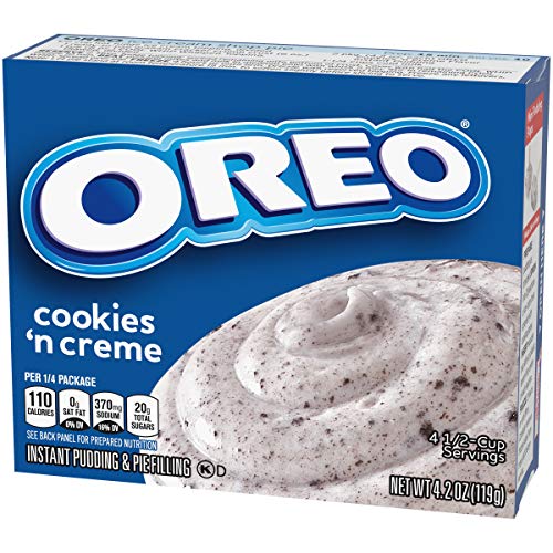 Jell-O Instant Pudding &Amp; Pie Filling Mix, Oreo Cookies N Creme,