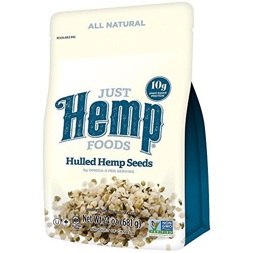 Just Hemp Foods, 100% Natural Hulled Hemp Seeds, Multi-Pack 3 X