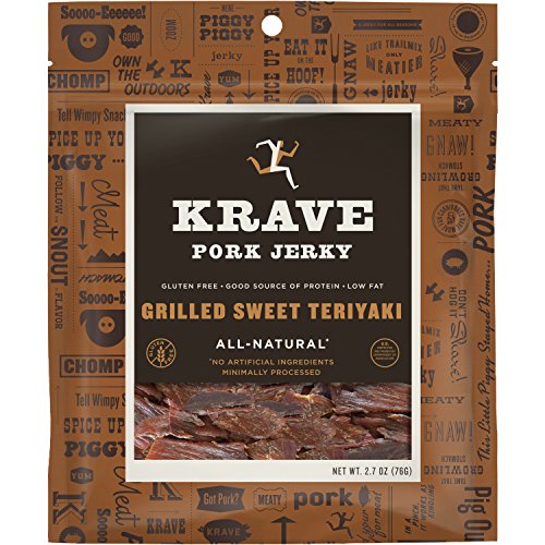 Krave Jerky Pork, Grilled Sweet Teriyaki, 2.7 Ounce 170487