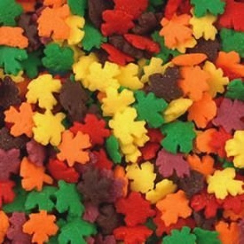 Fall Leaves Sprinkle Mix, 4 Oz Bag