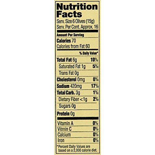 Krinos Olives, Italian Style Oil Cured, 10 Ounce Pack Of 6