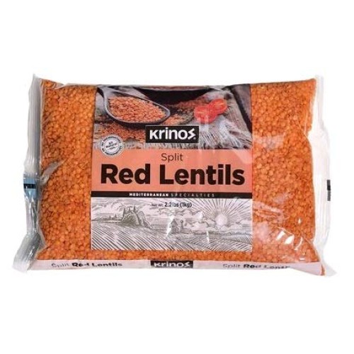 Krinos Split Red Lentils 1 Pack