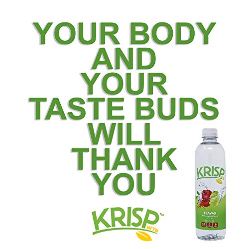 KRISPwtr Organic Flavas - Pomegranate/Lime - Made with Pure Spri...