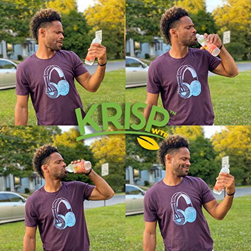 KRISPwtr Organic Flavas - Pomegranate/Lime - Made with Pure Spri...