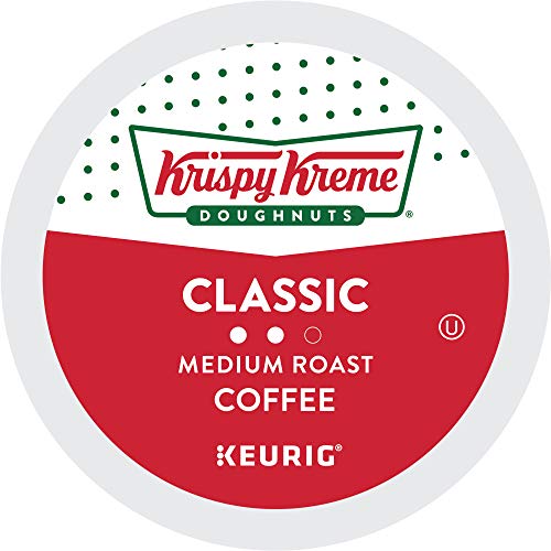 Krispy Kreme Classic, Single-Serve Keurig K-Cup Pods, Medium Roa
