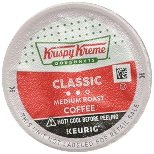 Krispy Kreme Classic, Single-Serve Keurig K-Cup Pods, Medium Roa