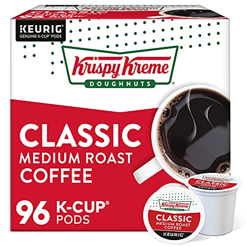 Krispy Kreme Classic, Single-Serve Keurig K-Cup Pods, Medium Roa
