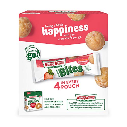 Krispy Kreme Doughnut Bites Strawberry, 8Oz