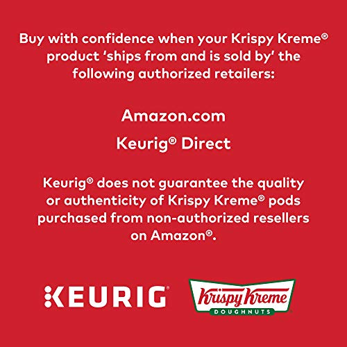 Krispy Kreme Original Glazed Doughnut, Single-Serve Keurig K-Cup