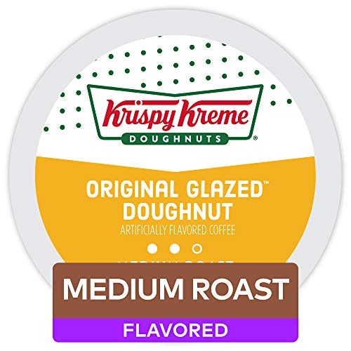 Krispy Kreme Original Glazed Doughnut, Single-Serve Keurig K-Cup