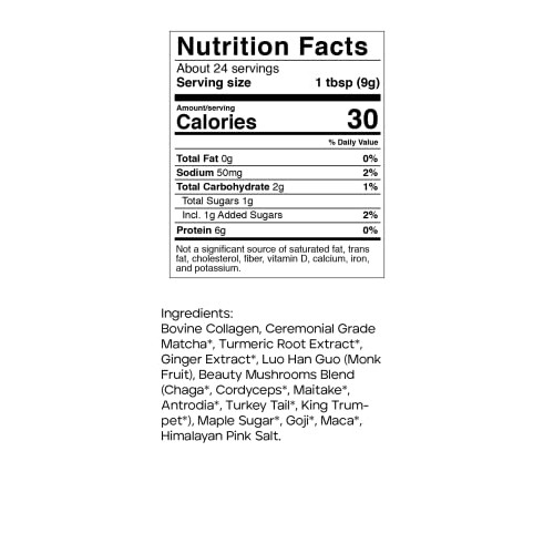 KROMA. Ceremonial Grade Matcha Latte, Green Tea Collagen Powder,...