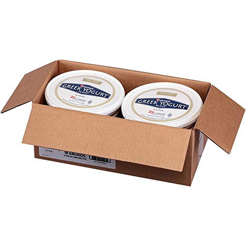 Krono Nonfat Plain Greek Yogurt, 4 Pound - 2 Per Pack -- 2 Packs