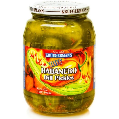 Hot Habanero Dill Pickles