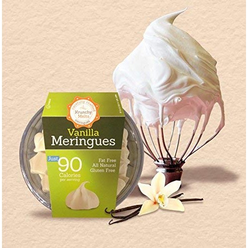 Krunchy Melts – Original Meringue Cookies – Vanilla Flavor – 4 O