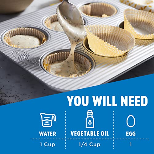 Krusteaz Almond Poppy Seed Muffin Mix, Made with Real Almonds, 1...