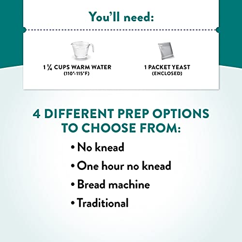 Krusteaz Artisan Sourdough Flavored Bread Mix, No Knead, 14 Oz B