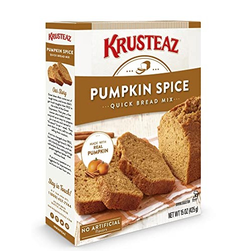 Krusteaz Baking Mix, Pumpkin Spice Quick Bread Mix, Made With Re Krusteaz Baking Mix, Pumpkin Spice Quick Bread Mix, Made With Re