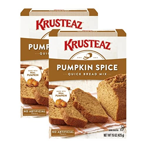 Krusteaz Baking Mix, Pumpkin Spice Quick Bread Mix, Made With Re Krusteaz Baking Mix, Pumpkin Spice Quick Bread Mix, Made With Re