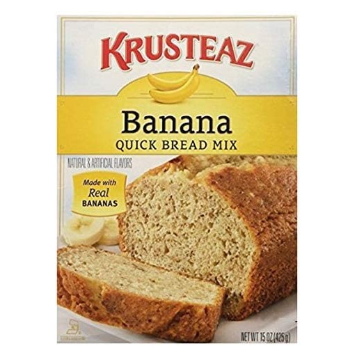 Krusteaz Banana Quick Bread Mix 15 OZ Pack of 2