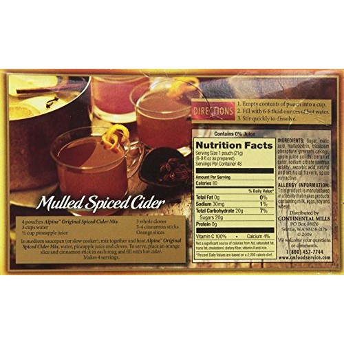 Krusteaz Cider Alpine, 48-Count