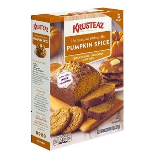 Krusteaz Pumpkin Spice - 3 15 Oz Pack Box Multipurpose Baking