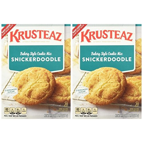 Krusteaz Snickerdoodle Cookie Mix, 17.5-Ounce Boxes Pack of 2