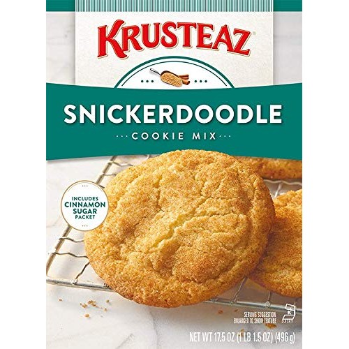Krusteaz Snickerdoodle Cookie Mix, 17.5-Ounce Boxes Cinnamon Sug...