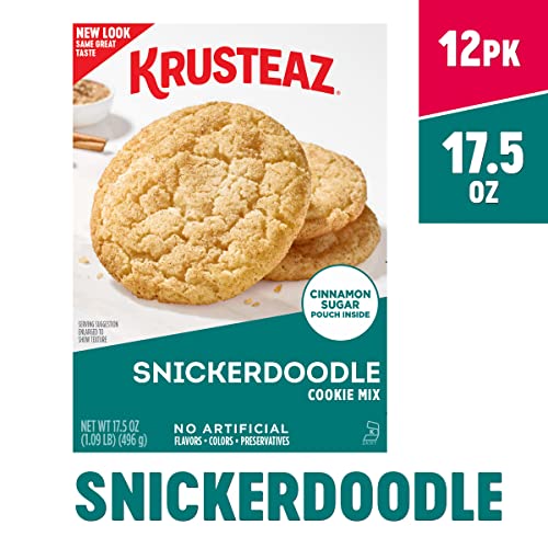 Krusteaz Snickerdoodle Cookie Mix, Includes Cinnamon Sugar Pouch...
