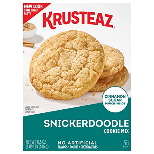 Krusteaz Snickerdoodle Cookie Mix, Includes Cinnamon Sugar Pouch...