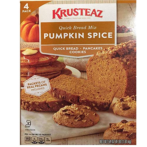Pumpkin Spice Bread Quick Bread - Krusteaz Quick Bread Supreme M...