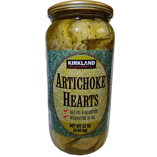 Kirkland Signature Artichoke Hearts Marinated In Oil 33 Oz