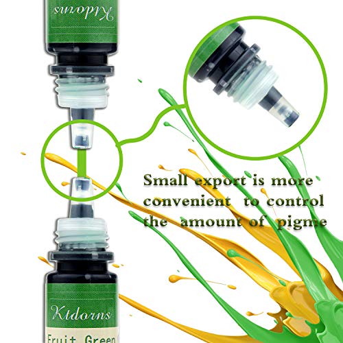 Food Coloring 10 Color Variety Kit In .25 Fl. Oz. 6Ml Bottles