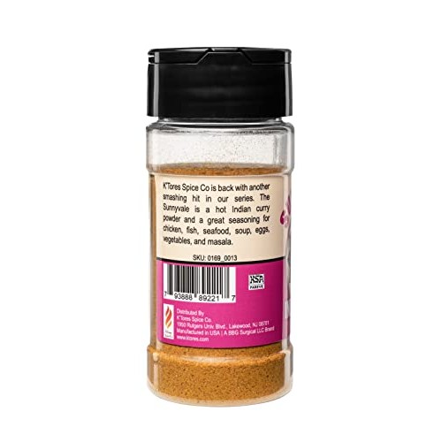 KTORES SPICE CO Sunnyvale Hot Indian Curry Powder - 4 OZ Indian...