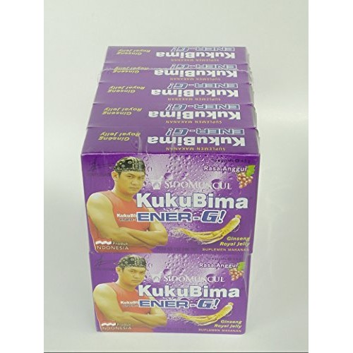 Sido Muncul Kuku Bima Ener-G! Energy Drink Powder Anggur Grape