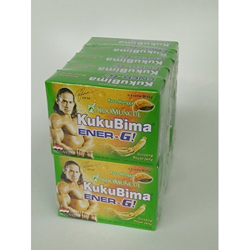 Sido Muncul Kuku Bima Ener-G! Energy Drink Powder Mango 6-Ct,