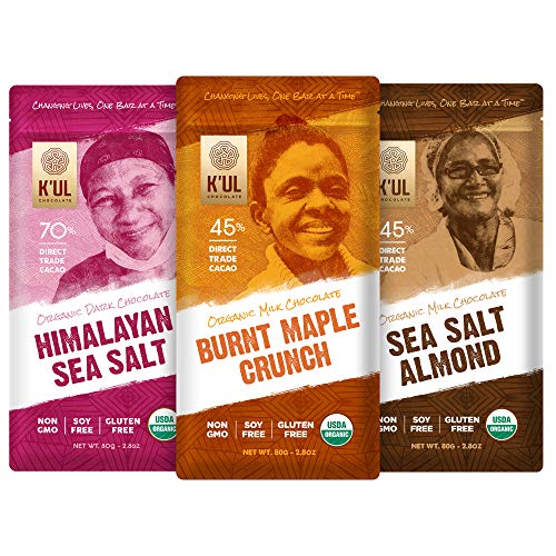 Bija Chocolates Organic 45% Milk And 70% Dark Chocolate Mixed Bu