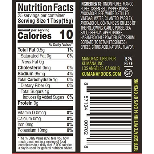 Kumana Avocado Hot Sauce. A Keto Friendly Hot Sauce Made With Ri