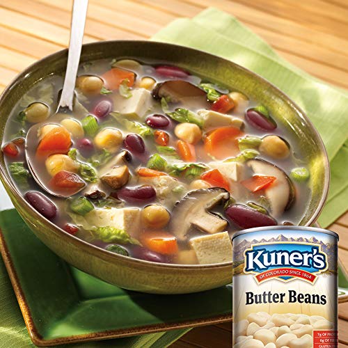 Kuners • Canned Butter Beans 12 Pack, Vegan, Non-Gmo, Natural