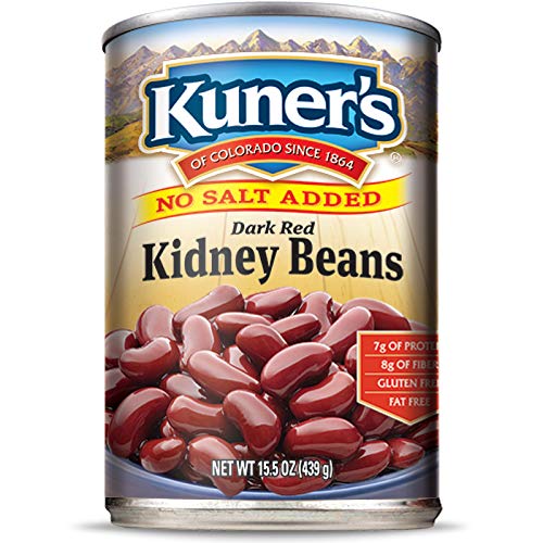 Kuners • Canned Kidney Beans 12 Pack, No Salt Added, Vegan, N