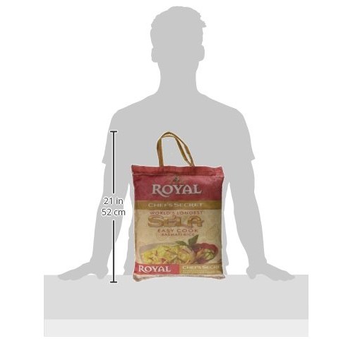 Royal Chef’S Secret Parboiled Sella Extra Long Basmati Rice, 10
