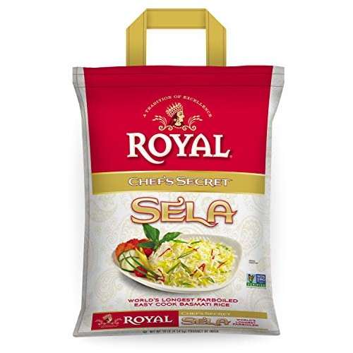 Royal Chef’S Secret Parboiled Sella Extra Long Basmati Rice, 10