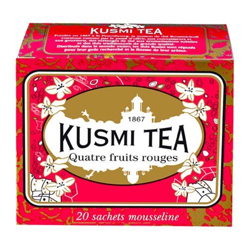 Kusmi Four Red Fruits Quatre Fruits Rouges Tea Bags